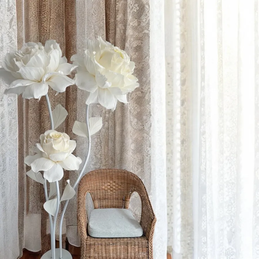 3’lü Gül: Eden Floral Art el yapımı dev çiçek