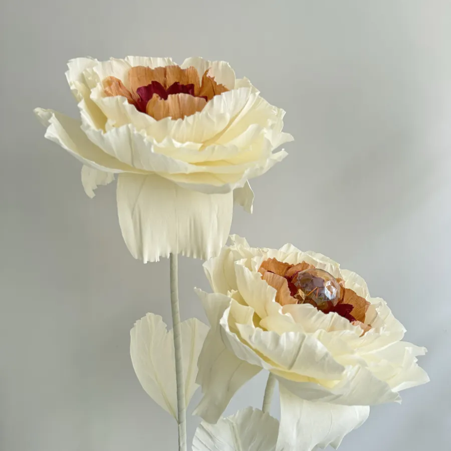 Polin İkili Lambader: Eden Floral Art el yapımı lambader